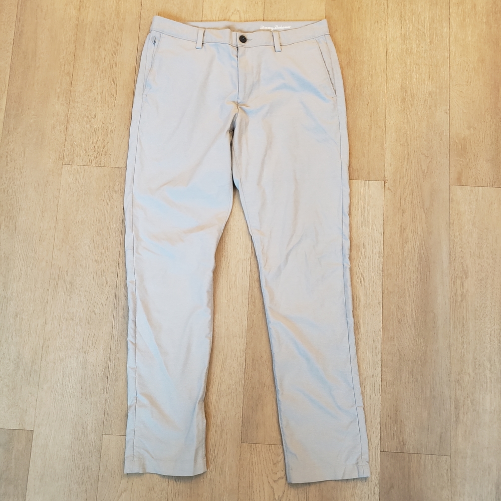 Tommy Bahama Men's Light Tan Chinos 33 X 34 Dress Pant